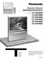 Panasonic TX51P400H User manual