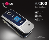 LG AX AX300 Alltel Quick start guide