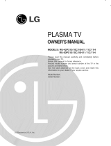 LG RU-42PX10C User manual
