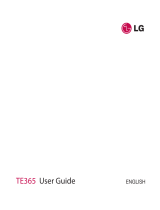 LG TE365F.AFIDAQ User guide