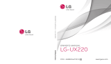 LG UX UX220 User manual