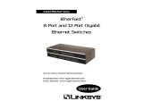 Linksys EF3512 - EtherFast Gigabit Ethernet Switch User manual