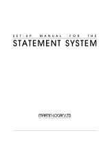 MartinLogan Speaker System User manual