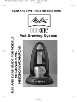 Melitta One:One MES2WCAN User manual