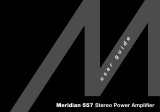 Meridian 557 User manual