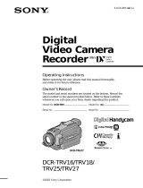 Sony DCR-TRV18E User manual
