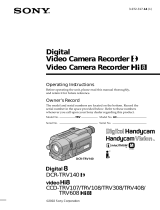 Sony CCD-TRV608 User manual