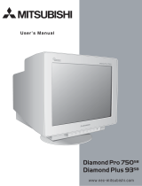 Mitsubishi Diamond Pro 750SB User manual