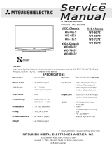 Mitsubishi Electric WD-65737 User manual