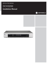 Motorola DCH3000 Installation guide