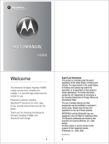 Motorola HS850 - Headset - Over-the-ear User manual