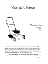 Yard Machines Series 020 User manual