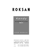 Roksan Audio Kandy MkIII User manual