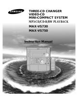 Samsung MAX-VS730 User manual