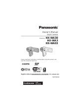 Panasonic HX-WA3 User manual