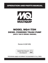 MQ Multiquip MQ41TDH User manual
