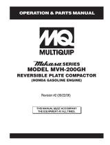 MQ Multiquip MVH-200GH User manual
