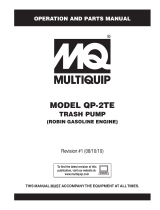 MQ Multiquip Qp-2TE User manual