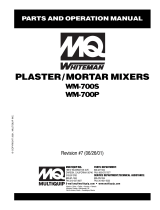 MQ Multiquip WM-700P User manual