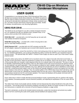 Nady Systems CM-60 User manual