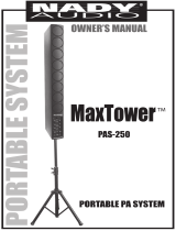 Nady Systems MaxTower User manual