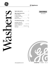 GE WNCD2050 User manual