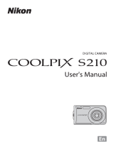 Nikon COOLPIXS210P User manual