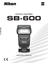 Nikon SB-600 User manual