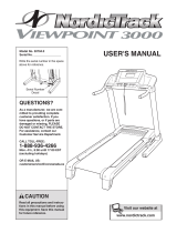 NordicTrack 665 E Treadmill User manual