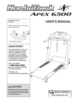 NordicTrack Apex 6500 30705.3 User manual