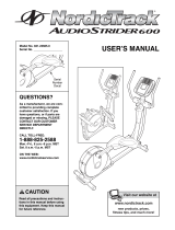 NordicTrack Audiostrider NTEL7506.1 User manual