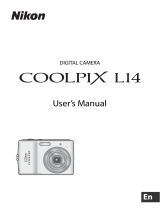 Nikon L14 User manual