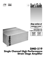 Omega DMD-519 User manual