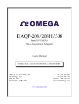 Omega DAQP-308 User manual