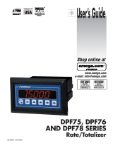 Omega DPF75,DPF76&DPF78 User manual