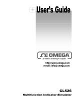 Omega Multifunction Indicator-Simulator User manual