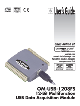Omega OM-USB-1208FS User manual