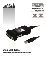 Omega OMG-USB-232-1 User manual