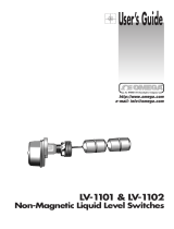 Omega Engineering LV-1101, LV-1102 User manual