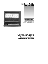 Omega VR200 User manual