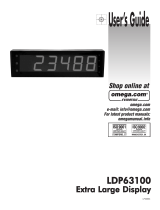Omega LDP63100 User manual