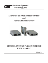 Omnitron Systems Technology Omnitron iConverter 10/100M User manual