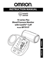 Omron 10 Series+ BP791IT User manual