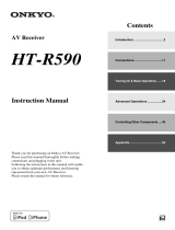 ONKYO HT-R590 User manual