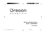 Oregon Scientific BAR608HGA User manual