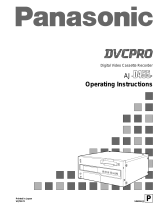 Panasonic AJ-D455P User manual