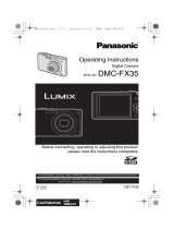 Panasonic DMC-FX35 User manual