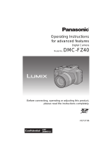 Panasonic DMCFZ40K User manual