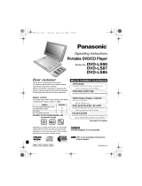 Panasonic DVDLS87 User manual