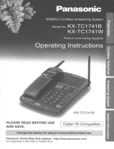 Panasonic KX-TC1741W User manual
